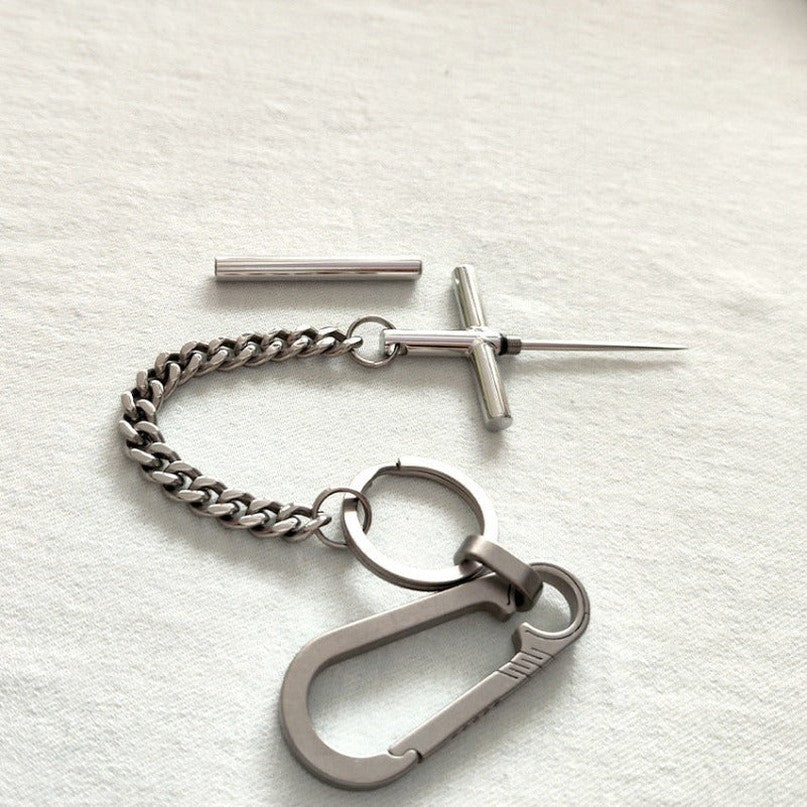 Titanium Chain 304 Steel Toothpick Portable EDC Tool