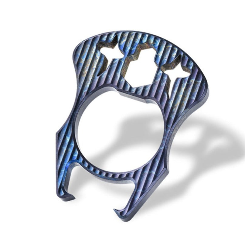 Titanium Mini Multifunctional Bottle Opener EDC Tool Keychain