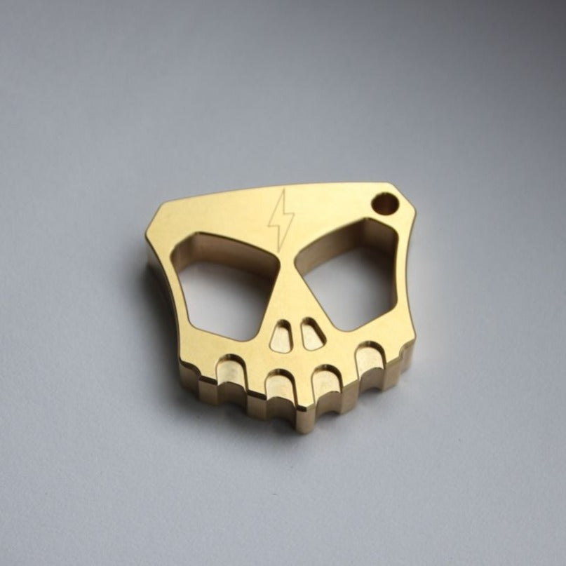 Brass Backpack Keychain Tool Creative Two Hole Brass Mini Outdoor