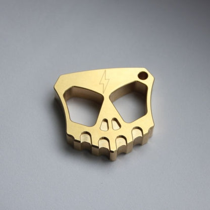 Brass Backpack Keychain Tool Creative Two Hole Brass Mini Outdoor