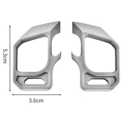 Titanium Multifunctional Pendant Bottle Opener Outdoor Tool