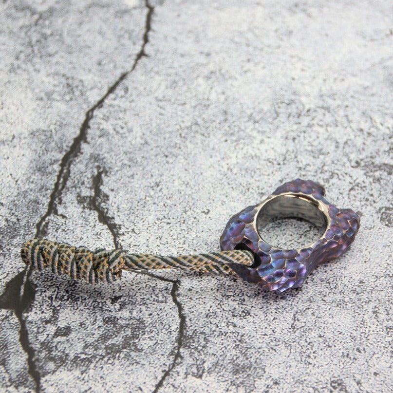 Colorful Meteorite TC4 Titanium Safety Gear Broken Window Open Bottle EDC