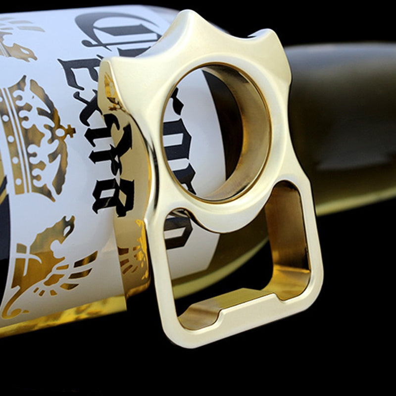 Brass Bottle Opener Brass and Iron Outdoor Portable EDC