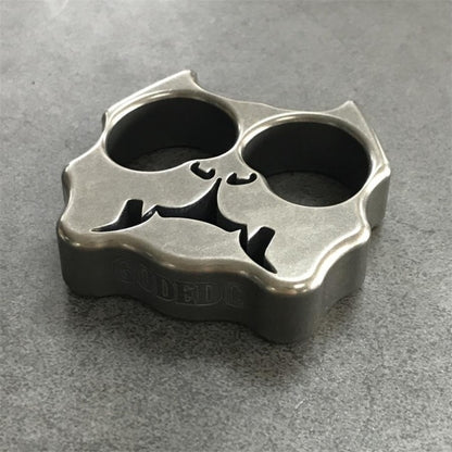 Titanium TC21 Titanium GODEDC Dog Head Two Hole Outdoor Tool