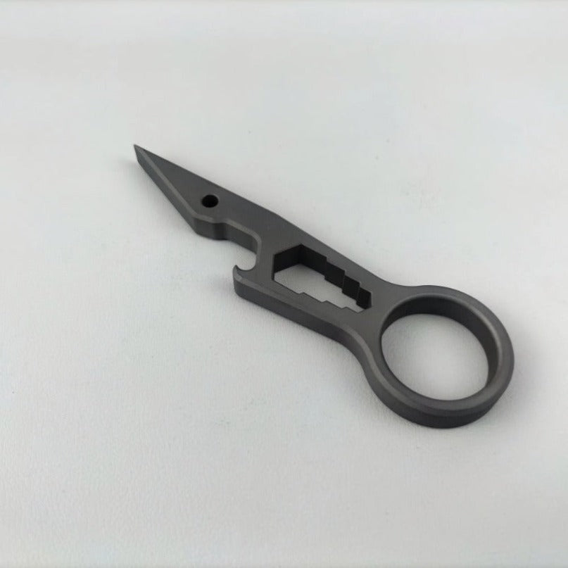 440C Crowbar Wrench Screwdriver  Bottle Opener Multi-function Tool