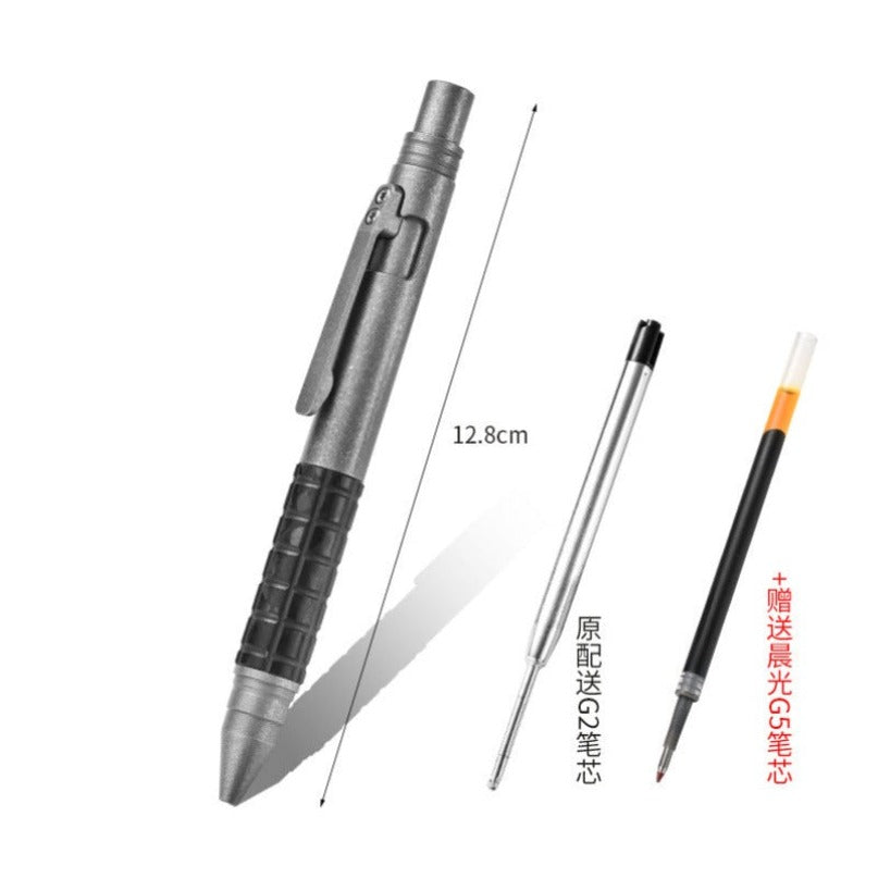 Titanium EDC Titanium Alloy Sentinel Outdoor Flick Pen