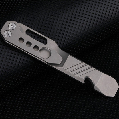 Titanium Alloy with Waist Clip Crowbar Open Bottle Wrench Tool