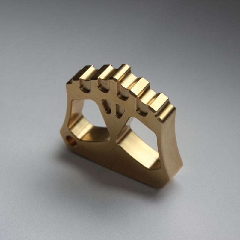 Backpack Keychain Tool Creative Two Hole Brass Mini Outdoor