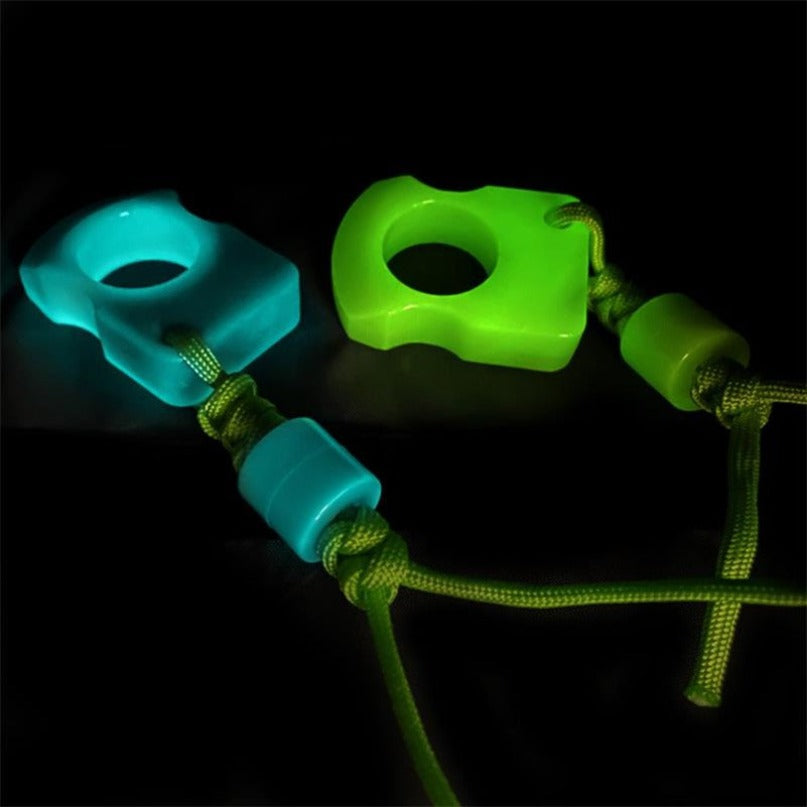 Non-Metallic Fluorescent Single Hole PA Plastic Portable EDC Outdoor Tool
