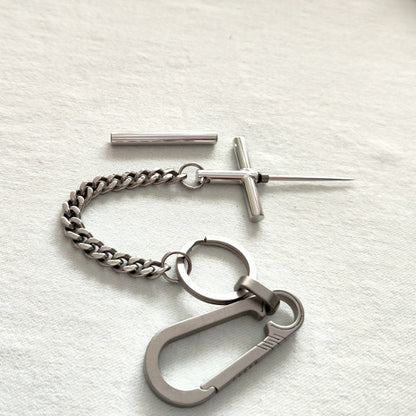 Titanium Chain 304 Steel Toothpick Portable EDC Tool