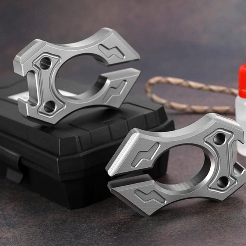 Titanium Lightning Shape Bottle Opener EDC Tool
