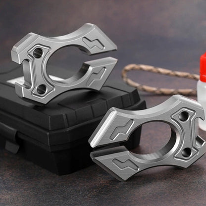Titanium Lightning Shape Bottle Opener EDC Tool