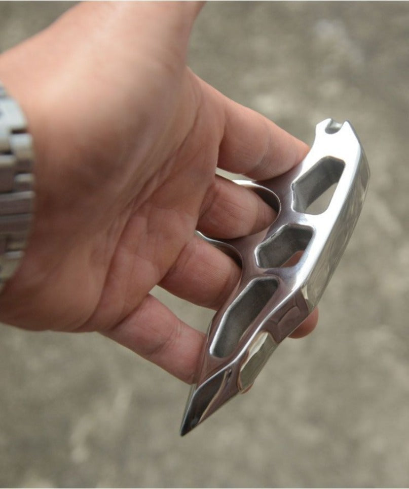 Stainless Steel Steel Thickened Single Hole EDC Tool Optional Binding Rope