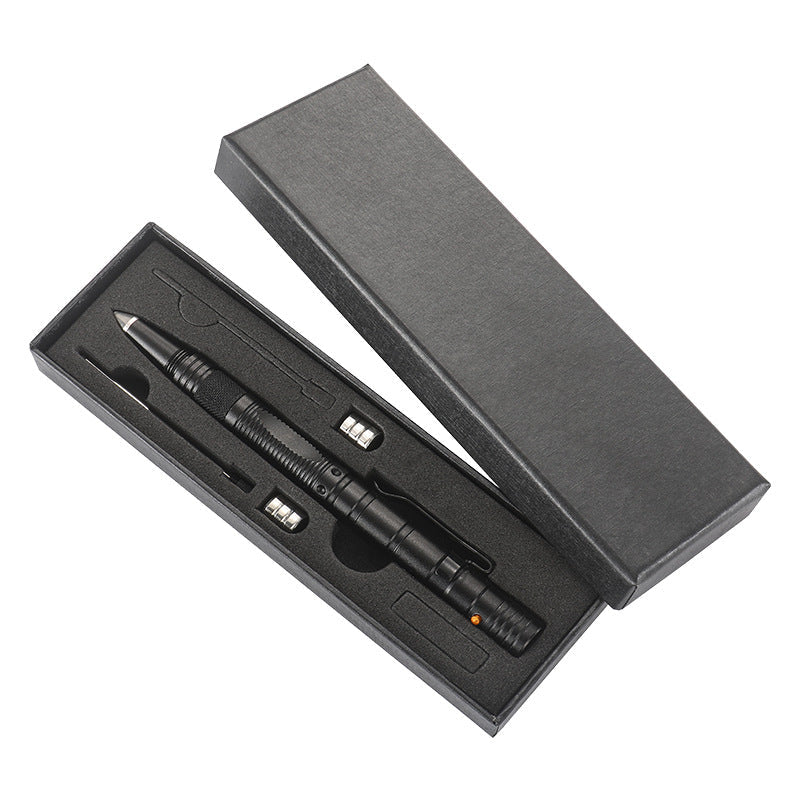 Multifunctional Pen LED Lighting Mini Knives Broken Window EDC