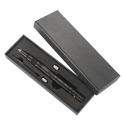 Multifunctional Pen LED Lighting Mini Knives Broken Window EDC