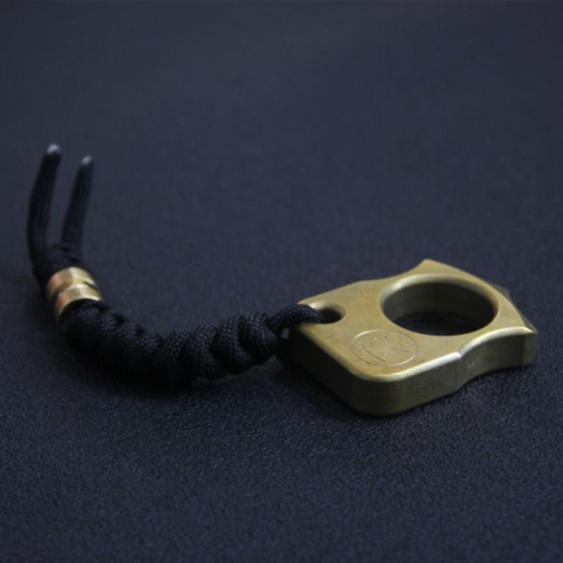 Brass Single Hole Mini EDC Backpack Outdoor Tool