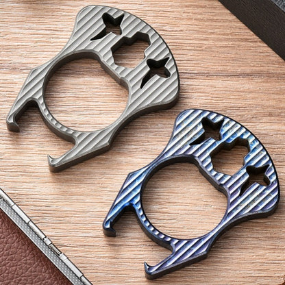 Titanium Mini Multifunctional Bottle Opener EDC Tool Keychain