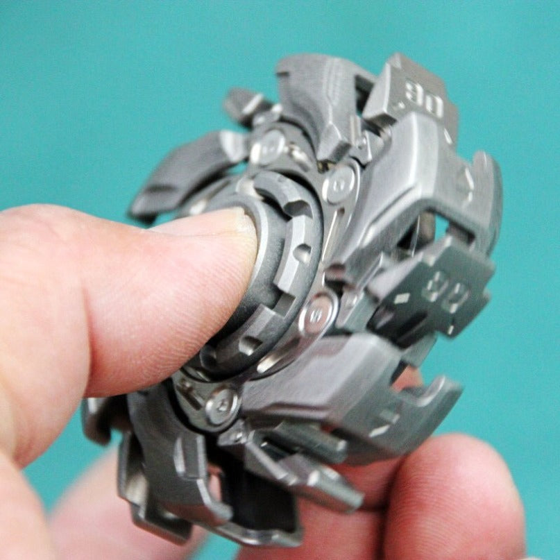 Mechanical Armor Fingertip Gyro Decompress Toys