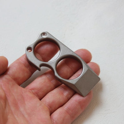 Titanium Keychain Mini Crowbar Titanium Bottle Opener EDC Backpack Tool