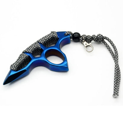 Stainless Steel Steel Thickened Single Hole EDC Tool Optional Binding Rope