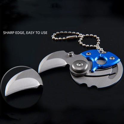 Mini Coin Knife Pendant Chain EDC