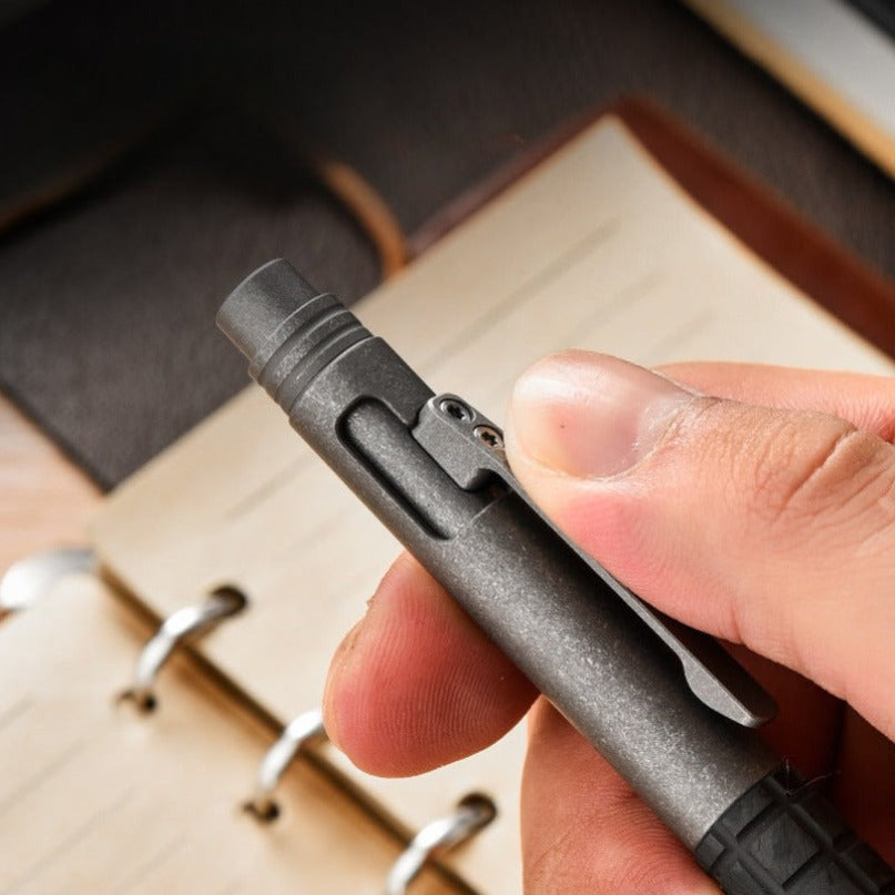 Titanium EDC Titanium Alloy Sentinel Outdoor Flick Pen