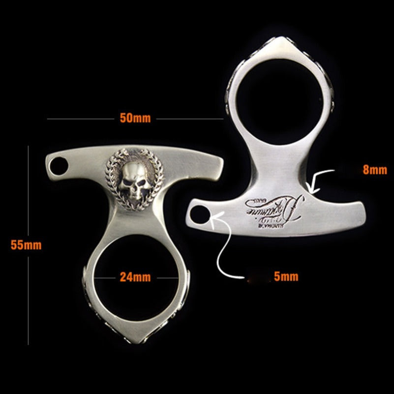 Skull Vintage Brass EDC Portable Tool