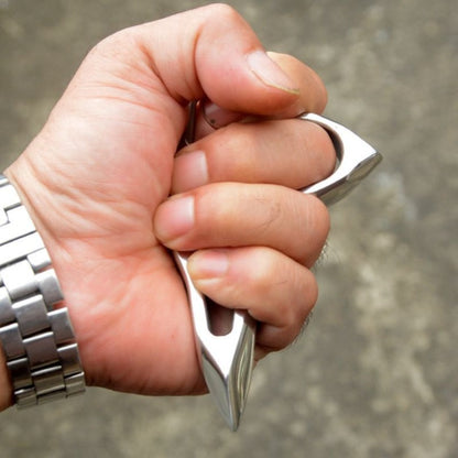 Stainless Steel Steel Thickened Single Hole EDC Tool Optional Binding Rope