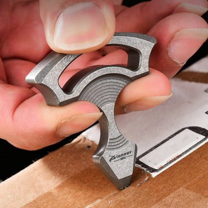 Titanium EDC Tool Pendant Titanium Alloy Tungsten Steel Outdoor Backpack
