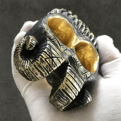 Ram Horn Fashion Skull Knuckle Duster