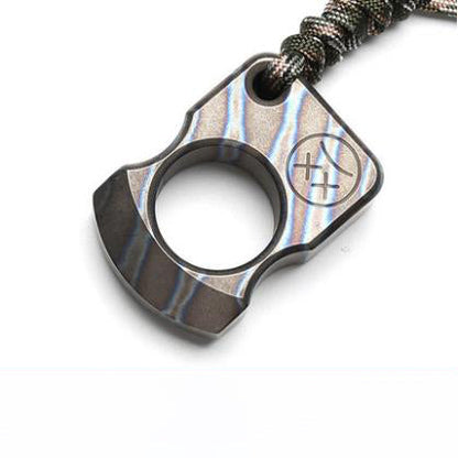 Titanium Pocket Various Styles Mini Titanium Multifunctional Outdoor Portable Ring