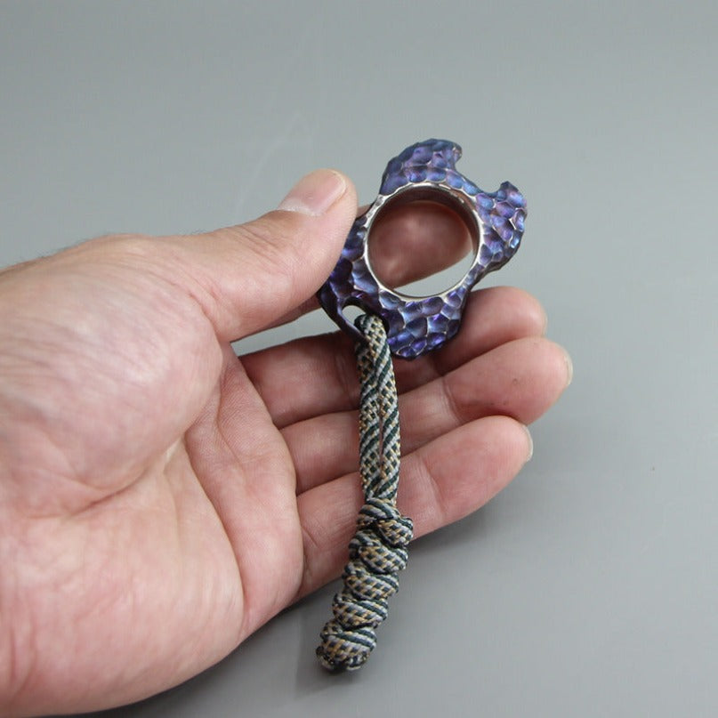 Colorful Meteorite TC4 Titanium Safety Gear Broken Window Open Bottle EDC