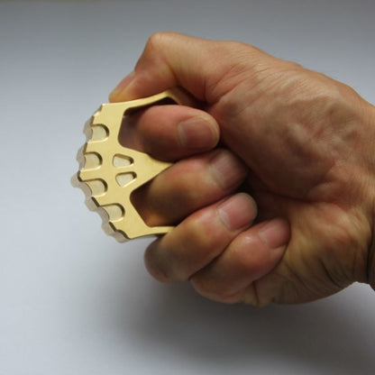 Backpack Keychain Tool Creative Two Hole Brass Mini Outdoor