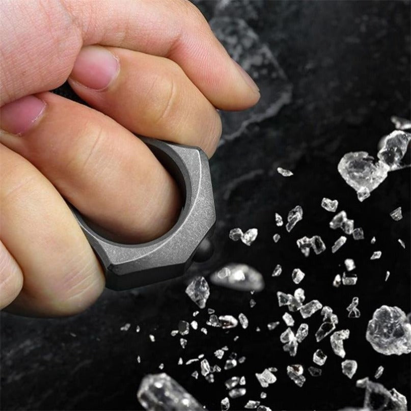 Colorful Titanium Single-Finger Broken Window Safety Tool EDC