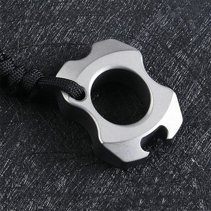 Titanium Mini Bottle Opener Portable Pendant Backpack Keychain