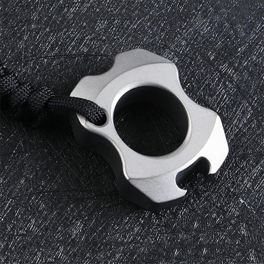 Titanium Mini Bottle Opener Portable Pendant Backpack Keychain