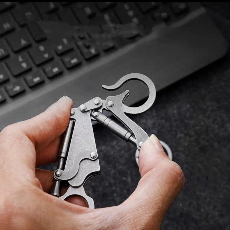 Mechanical Keychain Mini Knife EDC