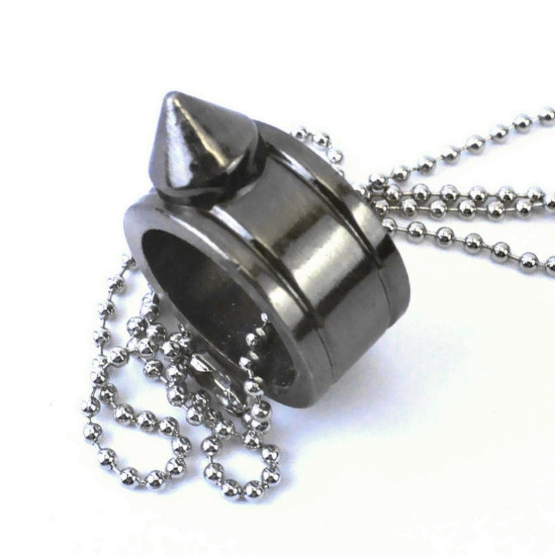 Zinc Alloy Pocket One Finger Ring Pendant EDC Tools