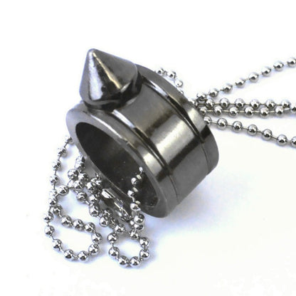 Zinc Alloy Pocket One Finger Ring Pendant EDC Tools