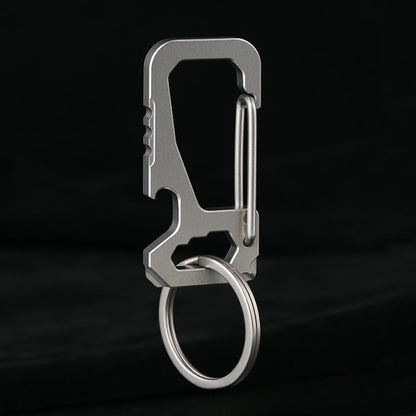 Multifunctional Titanium Alloy Bottle-opening Buckle