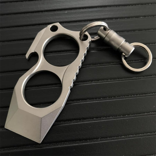 Mini Multifunctional Titanium Crowbar Bottle Opener EDC Tool