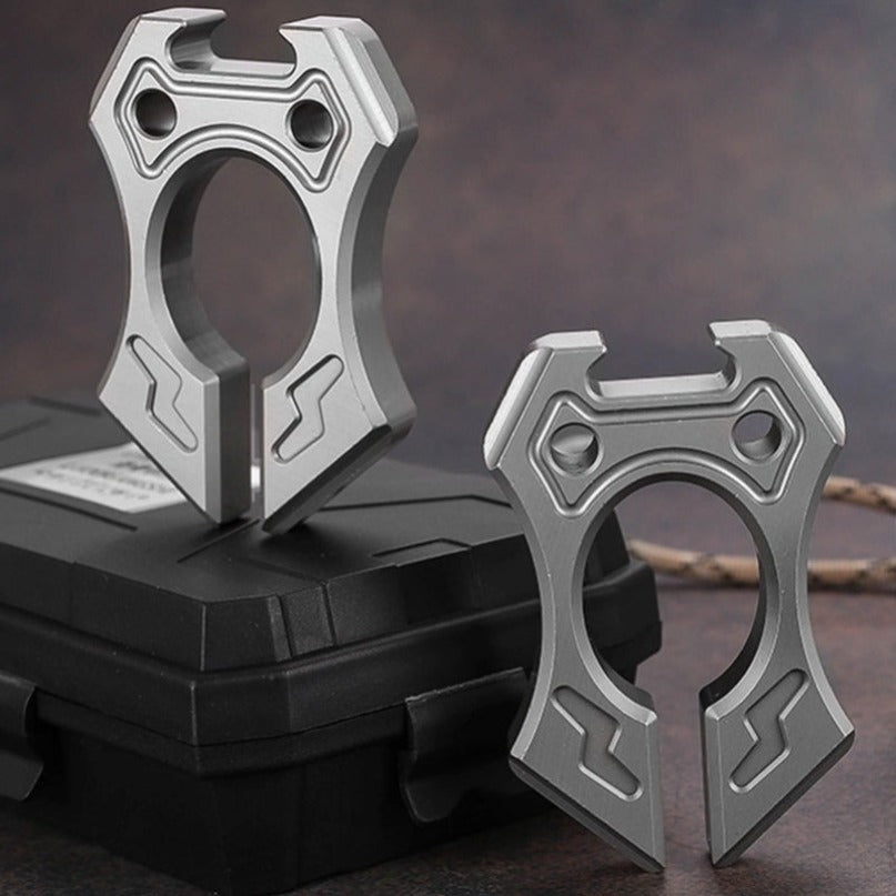 Titanium Lightning Shape Bottle Opener EDC Tool