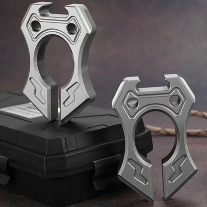 Titanium Lightning Shape Bottle Opener EDC Tool