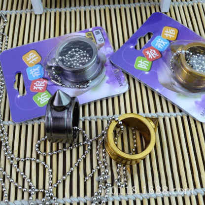 Zinc Alloy Pocket One Finger Ring Pendant EDC Tools