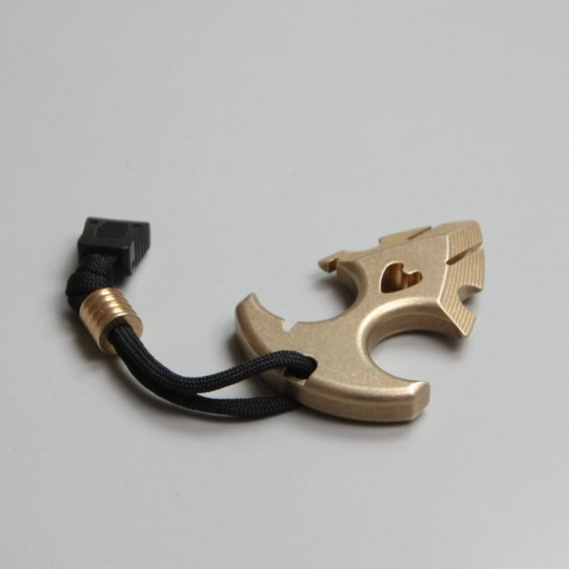 Brass Portable Outdoor Brass Decoration EDC Keychain Backpack Pendant Tool