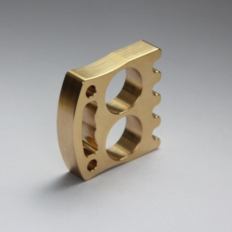 Brass Smiley Face Mini Brass Bottle Opener EDC Tool