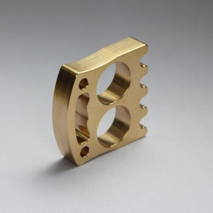 Brass Smiley Face Mini Brass Bottle Opener EDC Tool