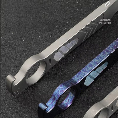 Multifunctional Titanium Alloy Crowbar Opener Wrench Screwdriver EDC
