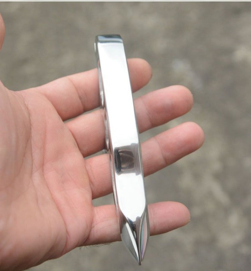 Stainless Steel Steel Thickened Single Hole EDC Tool Optional Binding Rope