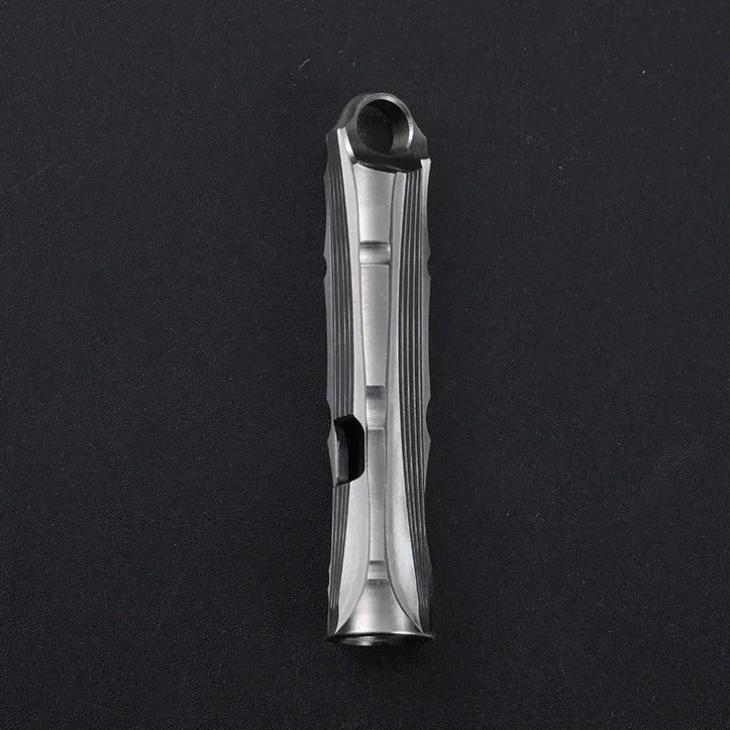 Titanium Alloy High Audio Single Tube Whistle Outdoor Survival